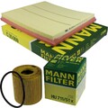 MANN-FILTER Filtersatz Ölfilter Luftfilter für Ford Transit Custom Kasten 2.2