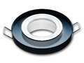LED line® Rund GU10 Set Einbauleuchte Einbaustrahler Ø75mm Bohrloch in Schwarz