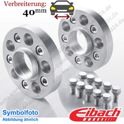 Pro-Spacer Spurverbreiterung 40mm/Achse u.a.: Audi Q5 Van 8RB, Bj. 2008-2017