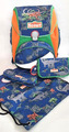 Scout Alpha Schulranzen Set 4tlg Dino Rucksack Jungen Ranzen Blau Grün NEU