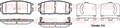 REMSA Bremsbelagsatz Scheibenbremse 1260.12 für L07 CHEVROLET ANTARA OPEL CDTI