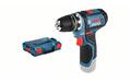 Bosch Akku-Bohrschrauber GSR 12V-15 FC, Solo Version, 1 Aufsatz, L-BOXX