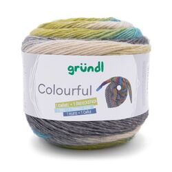200g Gründl Colourful - Wolle Garn Stricken Häkeln Farbverlauf (59,95€/kg)