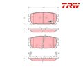 Bremsbelagsatz, Scheibenbremse COTEC TRW GDB3296 für Hyundai