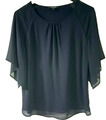 neuwertige festliche Bluse COMMA, Marineblau Gr. 34