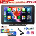 7'Touchscreen Tragbarer Autoradio Wireless Apple Carplay&Android Auto Bluetooth