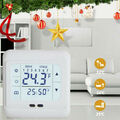 Digital Thermostat Raumthermostat Fußbodenheizung Wandheizung LED weiß Heizung