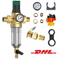 Wasserfilter Rückspülfilter Feinfilter mit Manometer 1" DN25 Filter