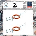 2x ORIGINAL® Topran Dichtring, Ölablassschraube für VW Golf V Passat Variant
