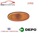 BLINKER BLINKLICHT BLINKLEUCHTE LATERAL INSTALLATION DEPO 215-1425N-YU 2PCS I