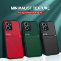 Hülle für Xiaomi 14T 13T Redmi Note 14 13 12 Pro Leder Textur Magnetische Case