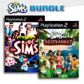 PS2 / Sony Playstation 2 Spiel - Die Sims + Die Sims 2: Gestrandet mit OVP
