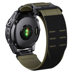 Nylon Canvas Armband Für Garmin Fenix 7 7X 6 6X 5 5X Plus 3HR Epix Pro Quick Fit