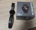 Garmin Venu 2 schwarz Smartwatch GPS AMOLED-Display Smartphone Herzmessung Sport