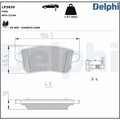 Delphi Bremsbeläge hinten für Nissan Renault