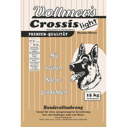 Vollmer´s Hunde Trockenfutter Alleinfutter Crossis Light 15kg