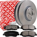 FEBI BREMSSCHEIBEN 321mm + BELÄGE VORNE für HYUNDAI GRAND / SANTA FE III 3 DM