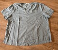 Marc O´Polo Damen Bluse, kurzarm, Hemd, taubenblau/petrol, Gr. 44