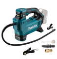 Makita Akku-Kompressor DMP181Z 18 V Solo mit 4 Adapter für 18 V Akkus