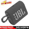 JBL Go 3 Bluetooth Lautsprecher für unterwegs wasserfest Schwarz tragbar DE Neu