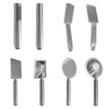 Edelstahl Handbrause Duschkopf Brausekopf Duschbrause Duscharmatur Dusch Kopf