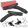 2x FEBI QUERLENKER + TRAGGELENK SATZ passend für VW POLO 6N 6N1 + SEAT AROSA