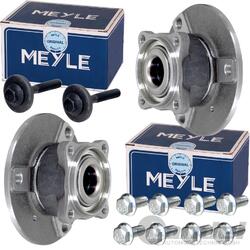 2x MEYLE RADNABE MIT RADLAGER HINTEN passend für SMART FORTWO CABRIO + COUPE 451
