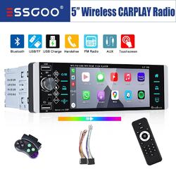 5 Zoll Autoradio 1DIN Wireless Carplay Android Auto Bluetooth IPS Screen USB AUX
