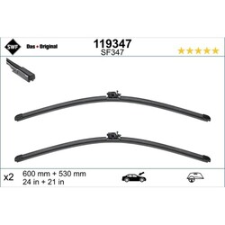 1x Wischblatt SWF 119347 passend für MERCEDES-BENZ
