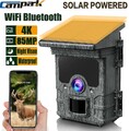 Campark 4K 85MP Solar Wildkamera WiFi Bluetooth  Jagdkamera Nachtsicht Akku