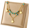 Halskette - Elegante Halskette - Antiallergischer Schmuck - Modern