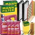MANN INSPEKTIONSPAKET+8L MANNOL 5W-30 ÖL passend für 3.0sd + 35d BMW X5 E70 X6