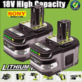2X Original Akku für RYOBI 18V One Plus Lithium RB18L50 P108 P109 8,0Ah Batterie