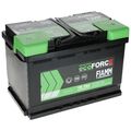 EFB Autobatterie 12V 70Ah 760A/EN Fiamm EcoForce TR760 Start Stop Automatik