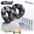 Eibach Spurplatten schwarz 36mm/Achse für Porsche Cayenne Coupé 9YB :: 19 >> 24