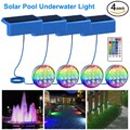 Solar LED RGB Unterwasser Tauch Pool Licht Aquarium Garten Teich Beleuchtung