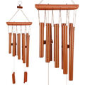 10 -Tube Bambus-Windspiel Röhren Holz Ringdekoration Ringe Kind Mischen