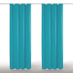 Gardine Blickdicht Vorhang m. Kräuselband 2er Set Voile mit oder ohne Raffhalter