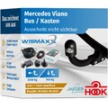 ANHÄNGERKUPPLUNG für Mercedes Viano 05-10 starr HOOK +13pol E-Satz JAEGER