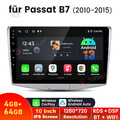 Autoradio Für VW Magotan Passat CC B6 B7 Android 13 GPS DAB+ CarPlay Navi 4+64GB