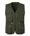 Herren Multi Pocket Weste Jagd Angeln Weste Safari BodyWarmer Weste Jacke-DE
