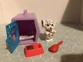 Kleinste Tierhandlung Vintage Kenner Hund Dalmatiner Kiste Figur Spielzeug