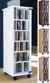 Holz CD DVD Stand Regal Schrank Valenza Glastür