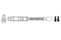 BOSCH 0 356 912 948 Zündleitung für MERCEDES-BENZ,PUCH,SSANGYONG