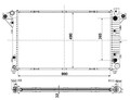 NRF KÜHLER MOTORKÜHLUNG passend für DODGE RAM | 50248