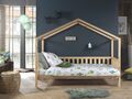 Vipack: Hausbett 90 x 200 - Spielbett Kinderbett Jugendbett  Kiefer massiv Natur