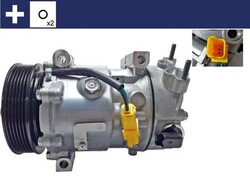 MAHLE ACP 359 000S Compressor, air conditioning for CITROËN,PEUGEOT