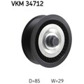 SKF Umlenk-/Führungsrolle Keilrippenriemen für Ford Ranger TKE 3.2 TDCi 4x4