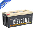 Refurbished Power Queen 12V 200Ah Lithium Batterie LiFePO4 Akku für Solar