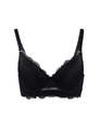 T-Shirt-BH Spitze Schalen BH Damen Klassisch Push Up Dessous Bügel